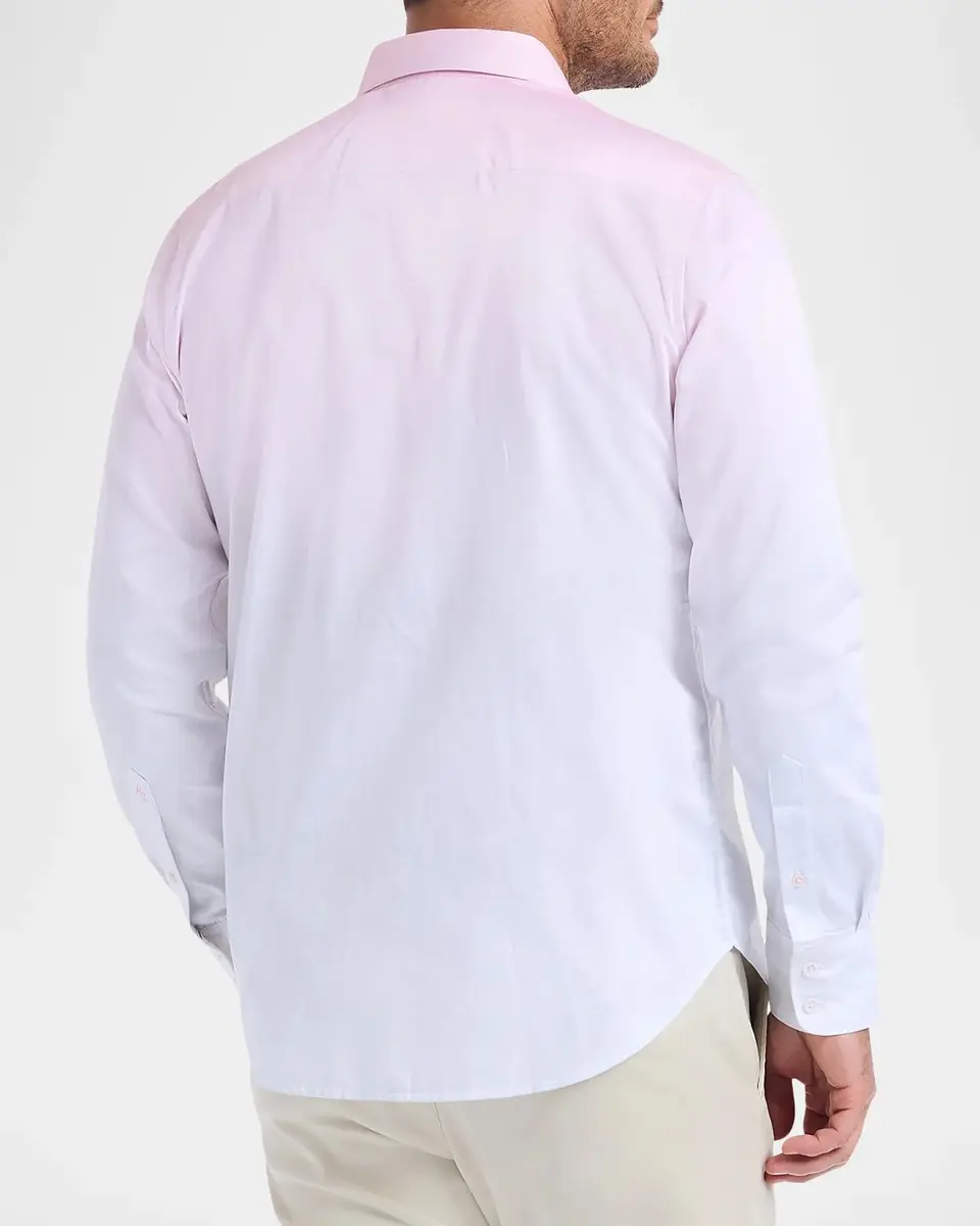 Robert Graham Men's Legacy Reserve Wine Dégradé Shirt | Thumbnail 3