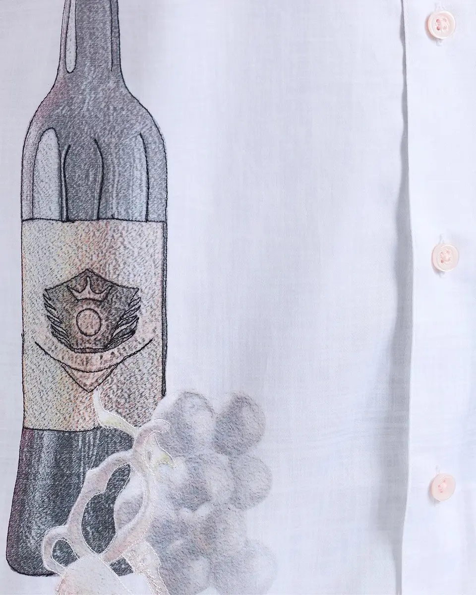 Robert Graham Men's Legacy Reserve Wine Dégradé Shirt | Thumbnail 7