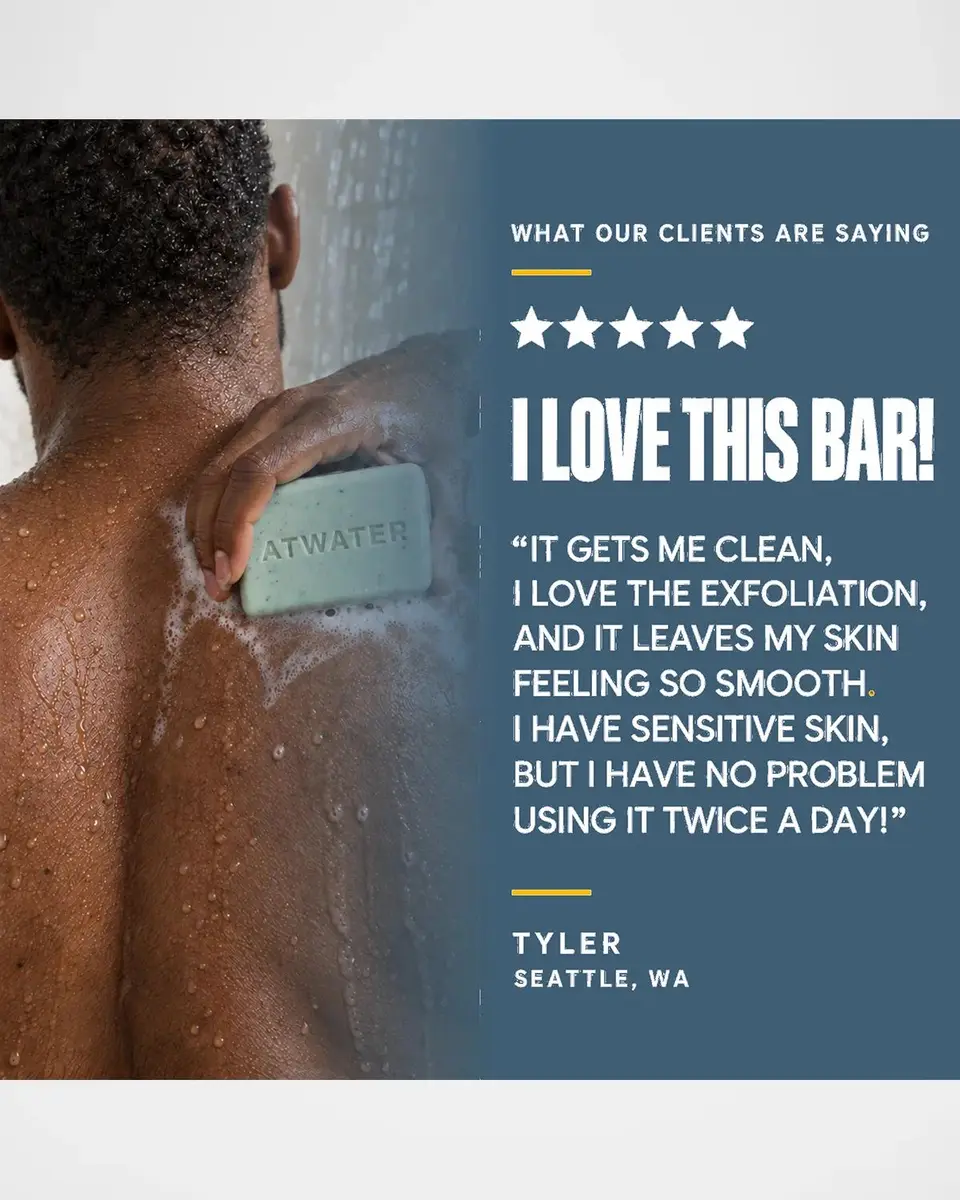Atwater Clean Impact Body Scrub & Cleansing Bar | Thumbnail 4 Atwater Clean Impact Body Scrub & Cleansing Bar | Thumbnail 4