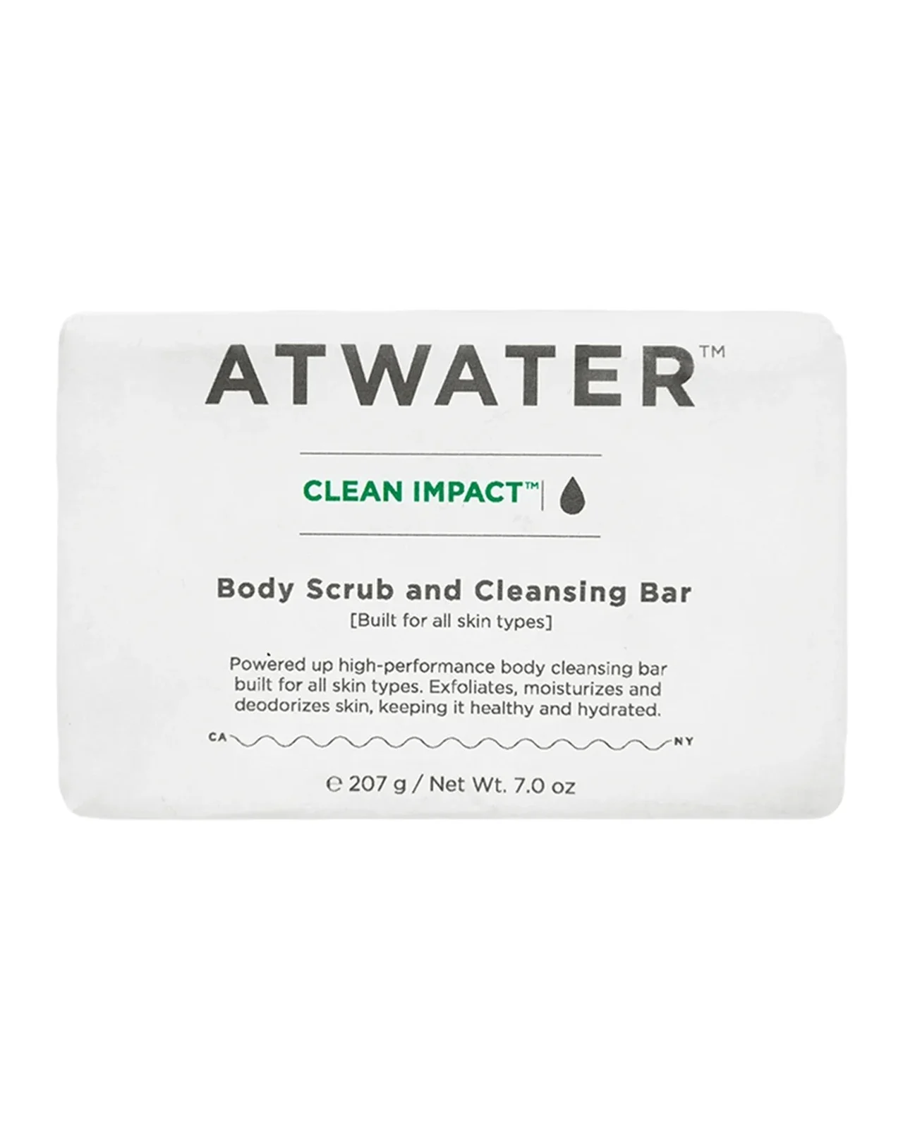 Atwater Clean Impact Body Scrub & Cleansing Bar