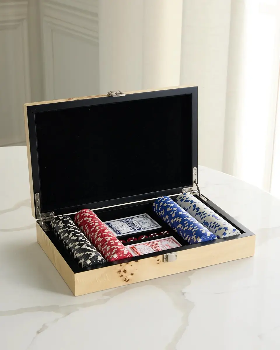 Tizo Poker Set in Burlwood Storage Box | Thumbnail 2 Tizo Poker Set in Burlwood Storage Box | Thumbnail 2