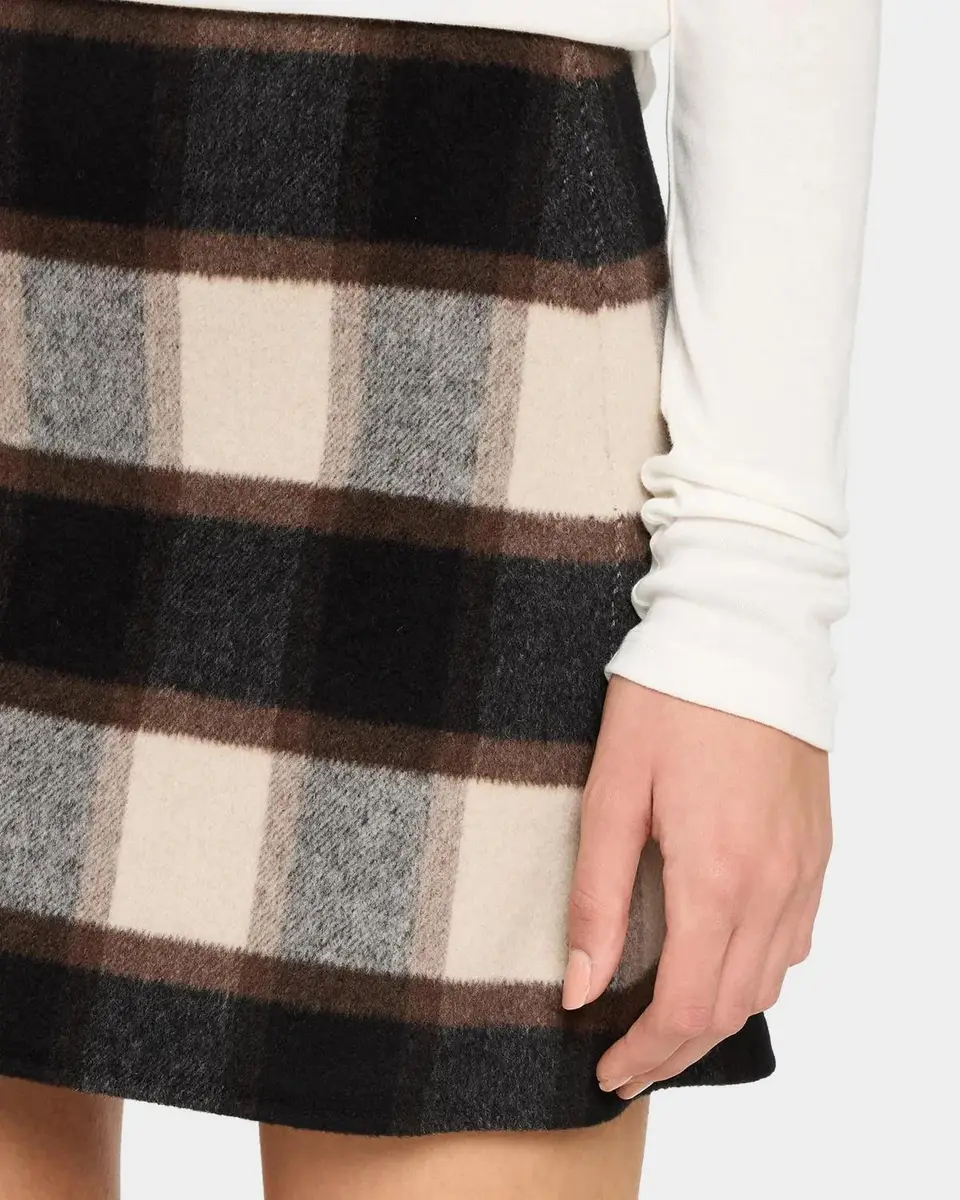 Theory Wool Plaid Mini Skirt | Thumbnail 5 Theory Wool Plaid Mini Skirt | Thumbnail 5