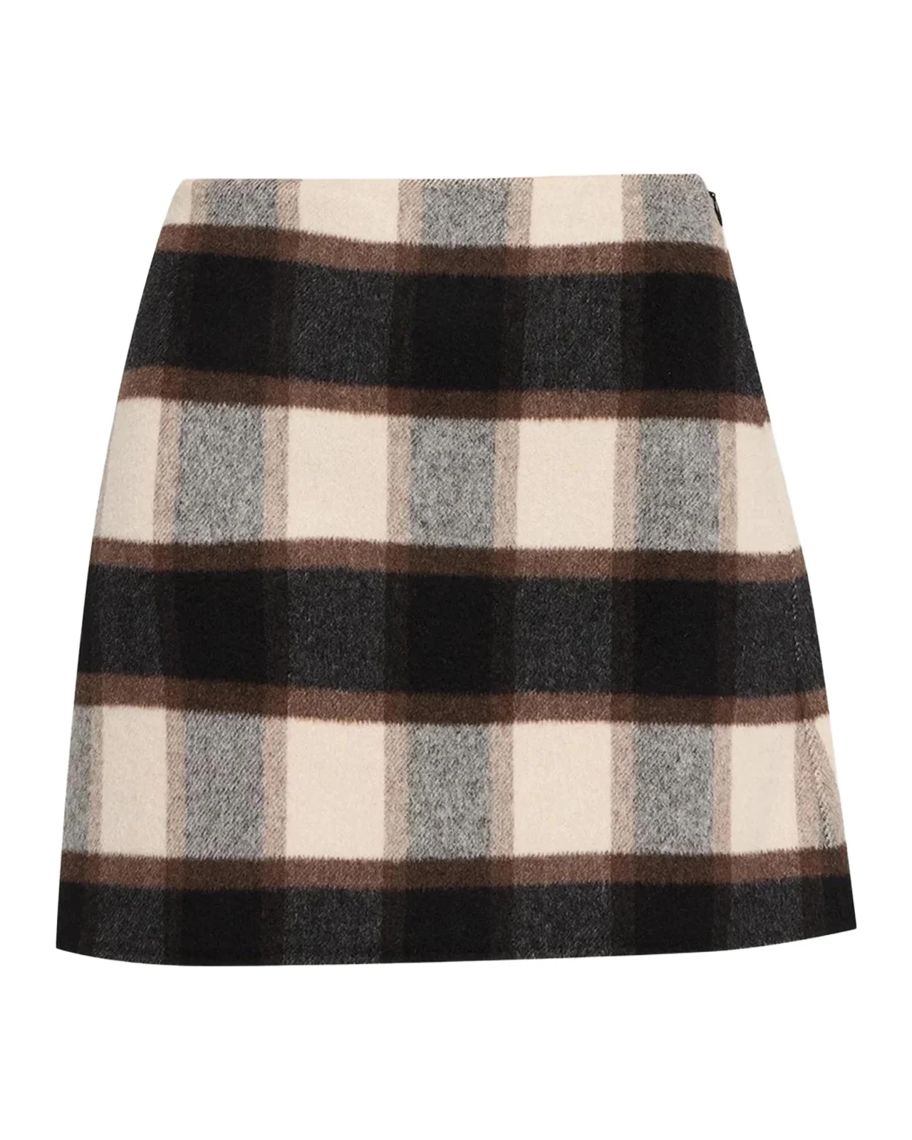 Wool Plaid Mini Skirt Wool Plaid Mini Skirt