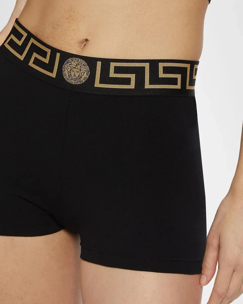 Versace Icon Elasticized Logo Shorts | Thumbnail 5 Versace Icon Elasticized Logo Shorts | Thumbnail 5