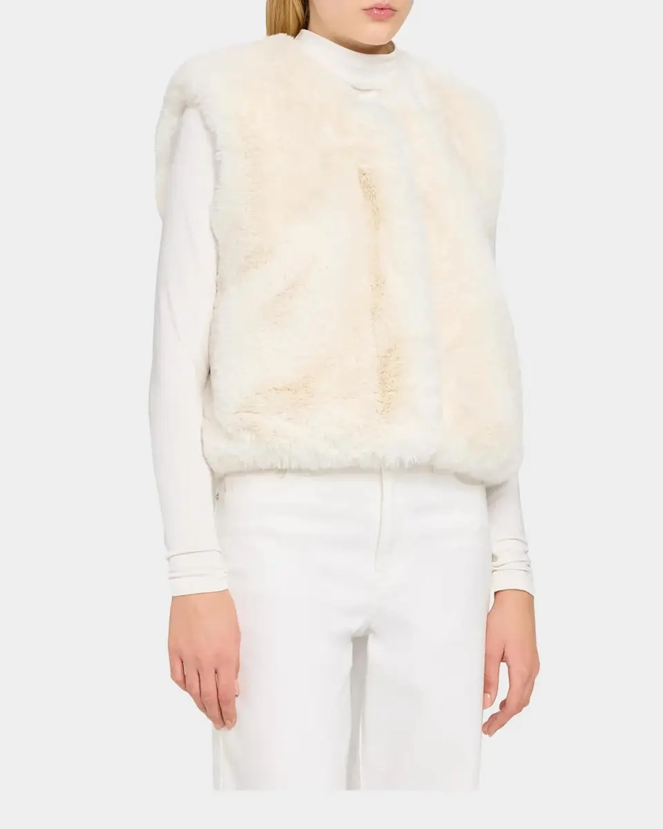 Theory Faux Fur Vest | Thumbnail 4 Theory Faux Fur Vest | Thumbnail 4