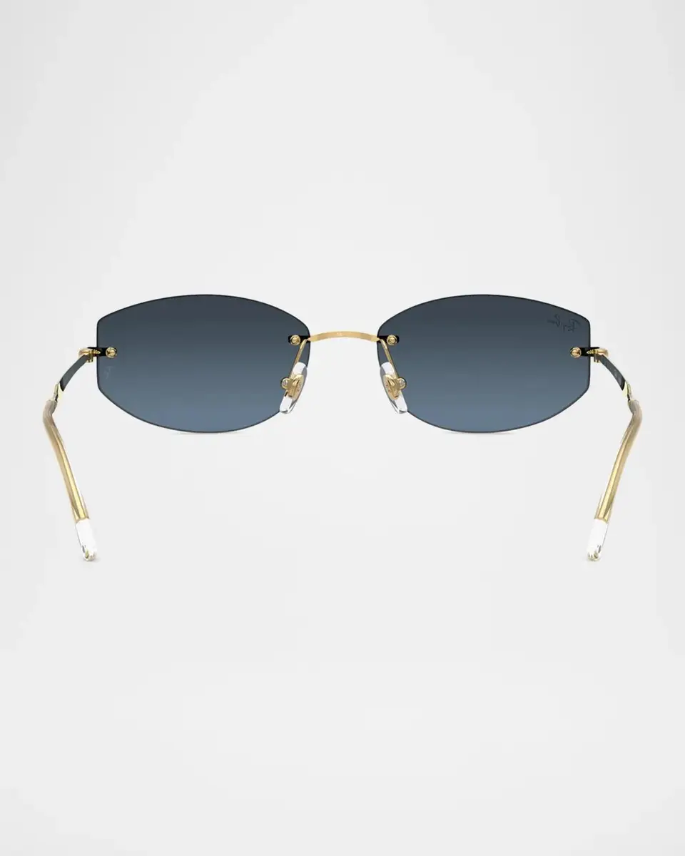 Ray-Ban RB3792 55MM Rimless Oval Sunglasses | Thumbnail 3 Ray-Ban RB3792 55MM Rimless Oval Sunglasses | Thumbnail 3