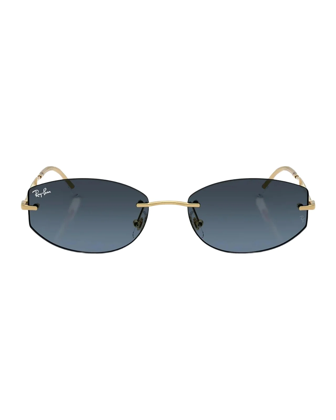 Ray-Ban RB3792 55MM Rimless Oval Sunglasses