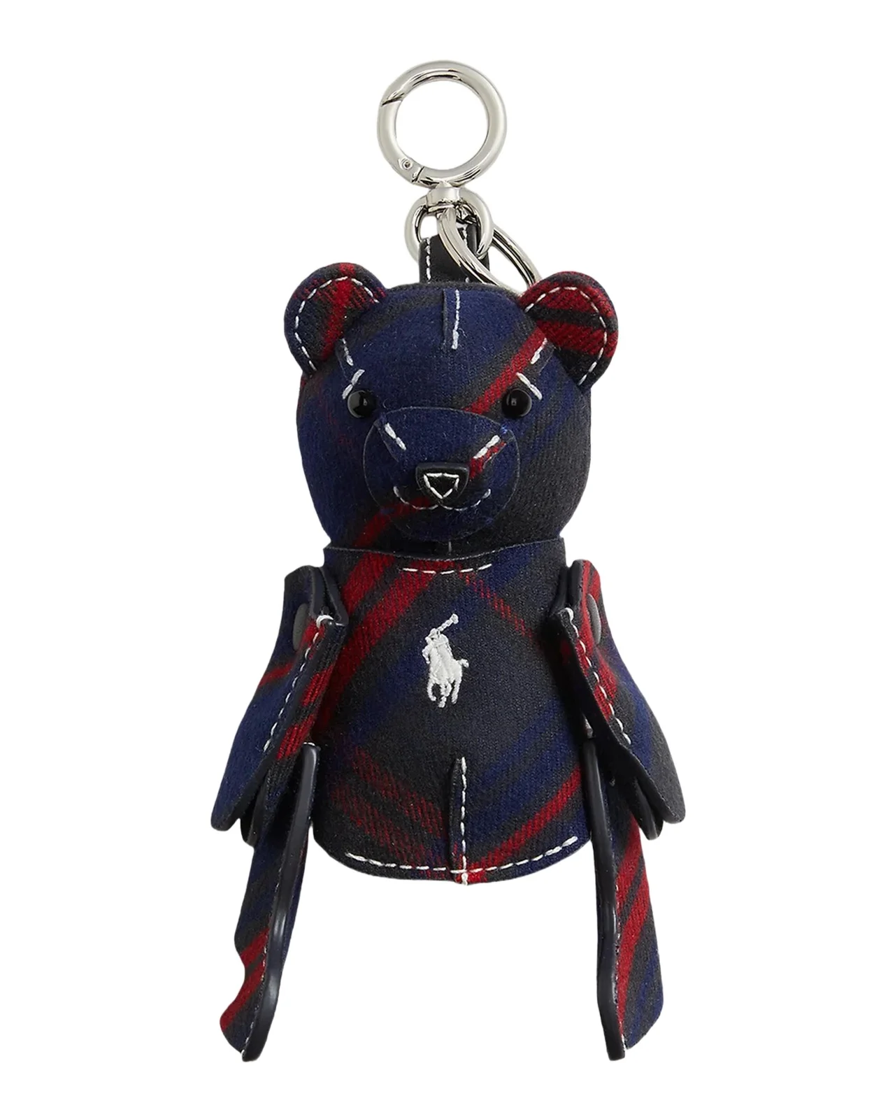 Polo Ralph Lauren Plaid Cotton Polo Bear Charm