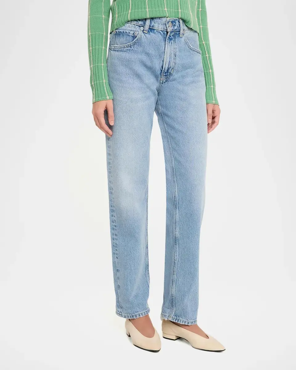 Guest In Residence Everyday Mid-Rise Straight-Leg Jeans | Thumbnail 4 Guest In Residence Everyday Mid-Rise Straight-Leg Jeans | Thumbnail 4