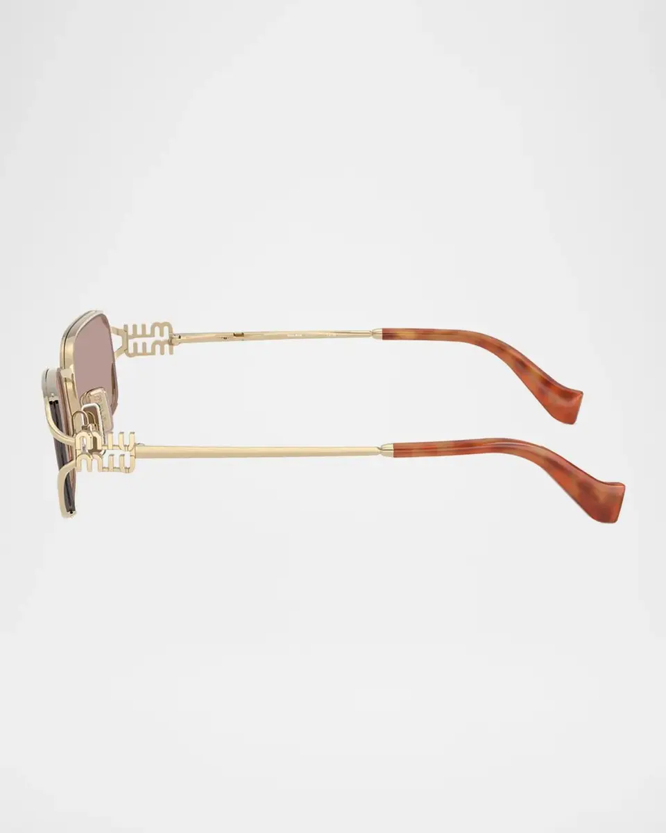Miu Miu 52MM Rectangular Sunglasses | Thumbnail 4 Miu Miu 52MM Rectangular Sunglasses | Thumbnail 4