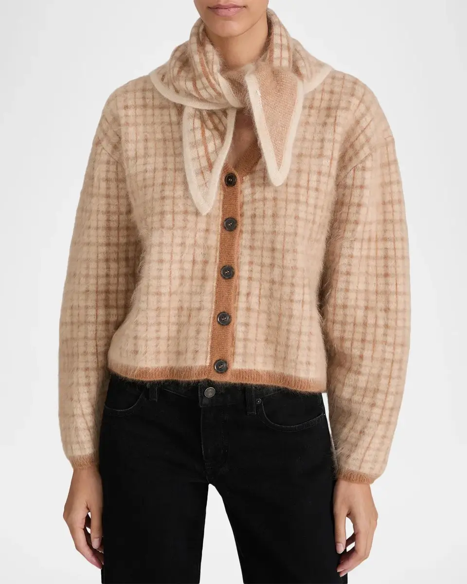Frame The Brushed Scholar Cardigan | Thumbnail 4