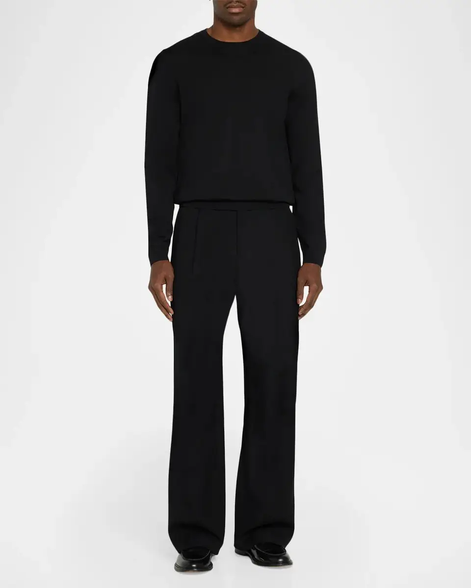 BOSS Men's Merino Wool Crewneck Sweater | Thumbnail 2 BOSS Men's Merino Wool Crewneck Sweater | Thumbnail 2