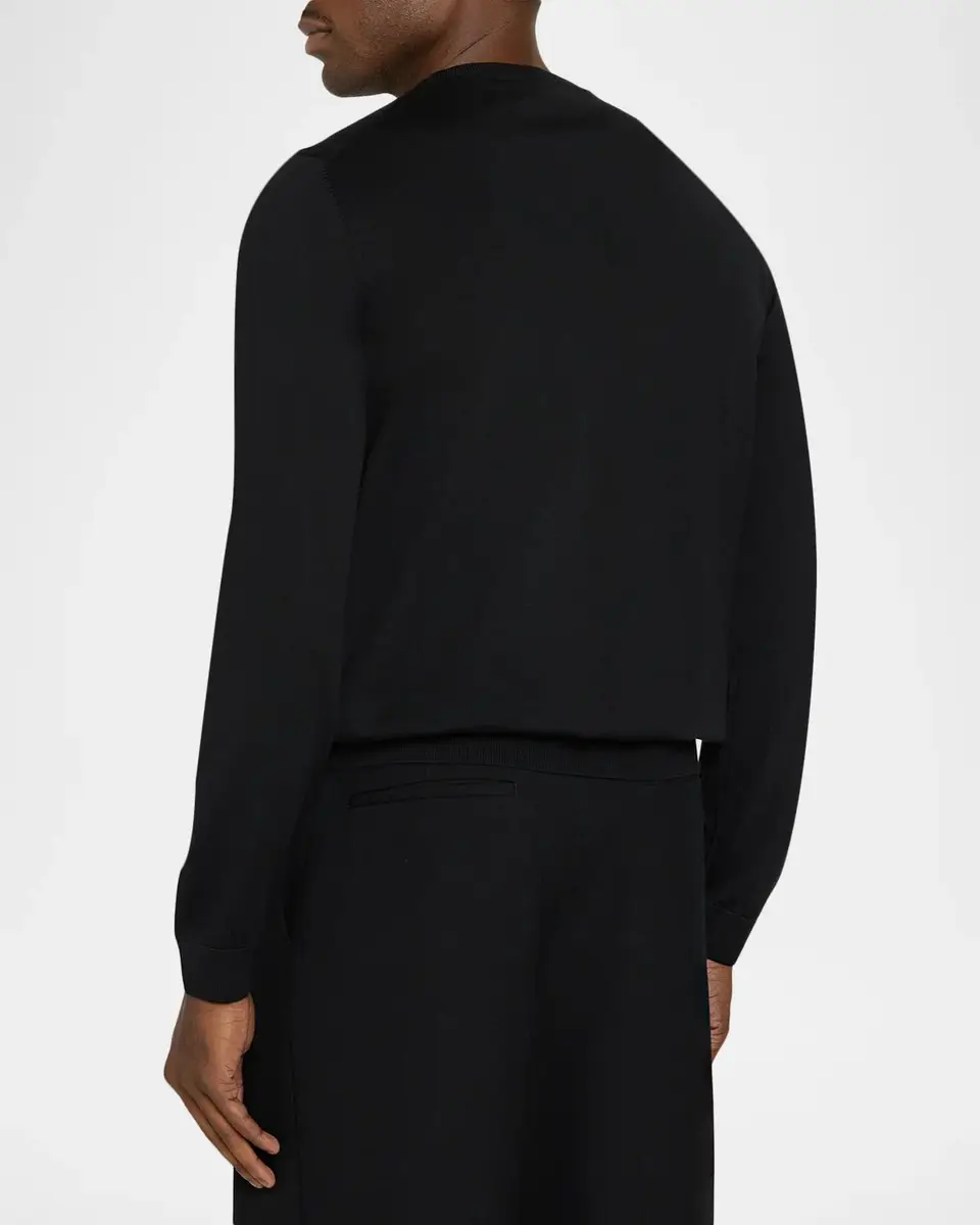 BOSS Men's Merino Wool Crewneck Sweater | Thumbnail 3 BOSS Men's Merino Wool Crewneck Sweater | Thumbnail 3