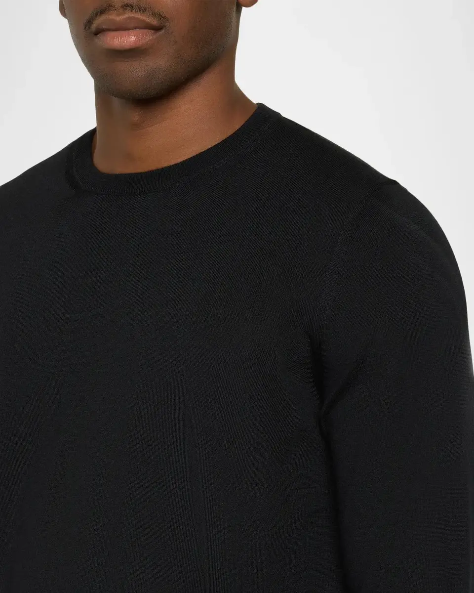 BOSS Men's Merino Wool Crewneck Sweater | Thumbnail 5 BOSS Men's Merino Wool Crewneck Sweater | Thumbnail 5