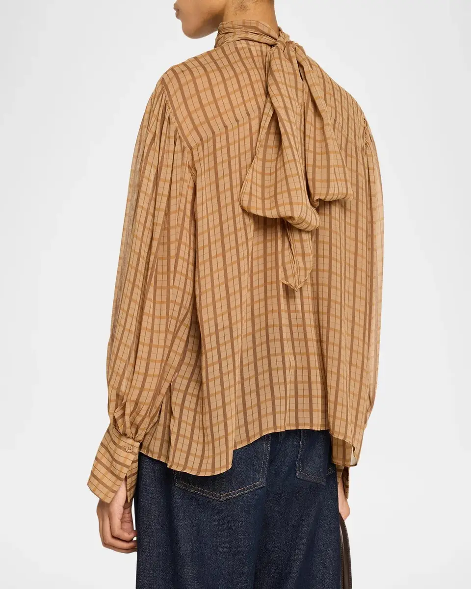 Frame The Flutter Silk Shirt | Thumbnail 3 Frame The Flutter Silk Shirt | Thumbnail 3