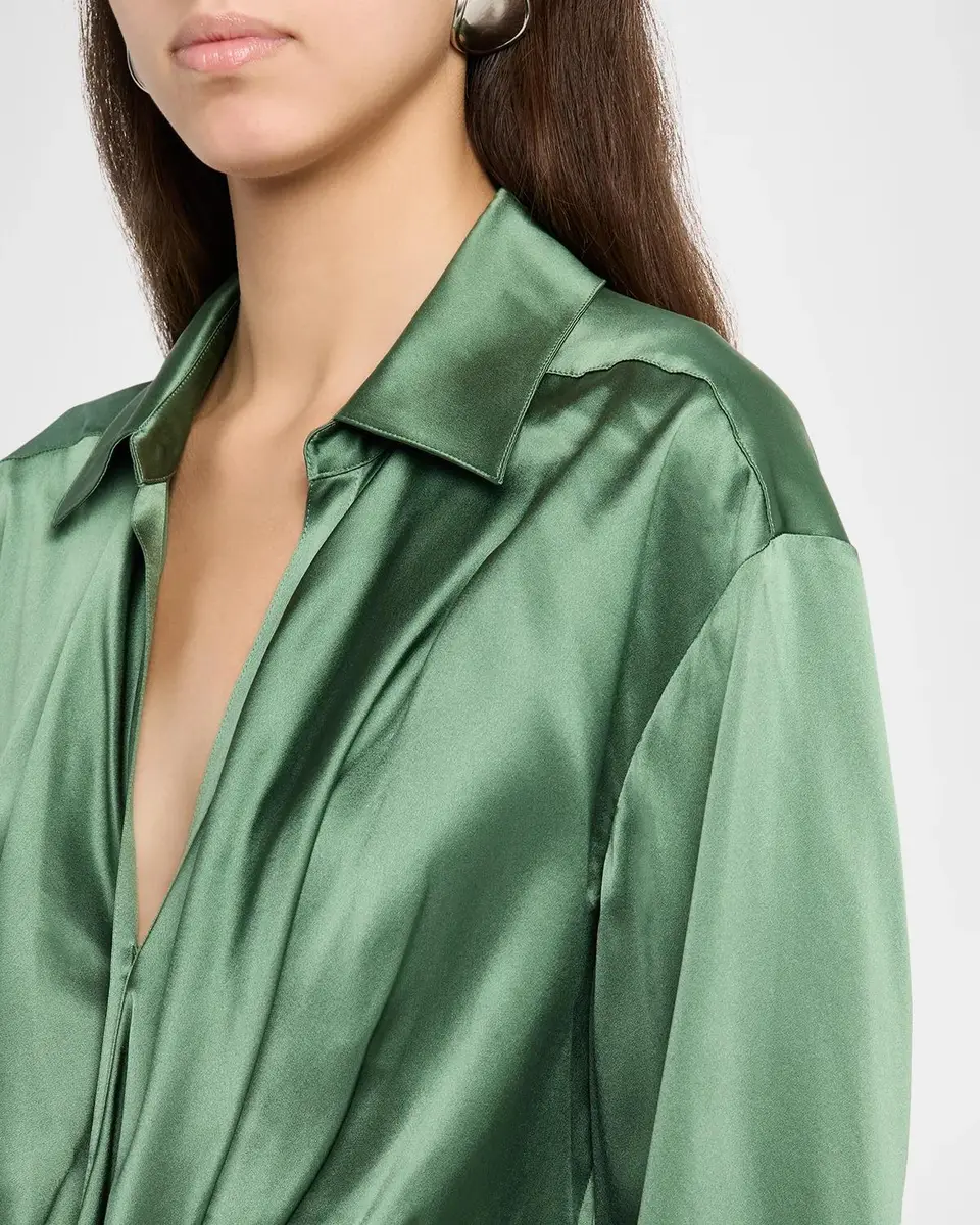 Cinq à Sept Mariana Tie-Front Silk Blouse | Thumbnail 5 Cinq à Sept Mariana Tie-Front Silk Blouse | Thumbnail 5