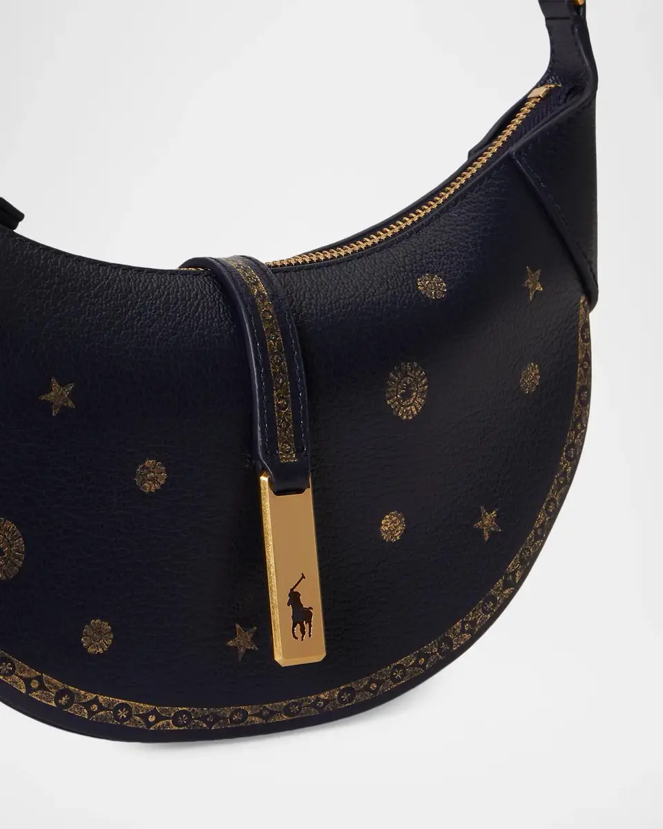Polo Ralph Lauren Stamped Leather Shoulder Bag | Thumbnail 5 Polo Ralph Lauren Stamped Leather Shoulder Bag | Thumbnail 5