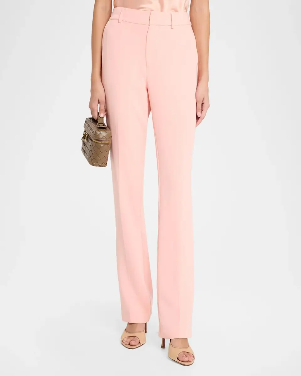 Cinq à Sept Kerry Slim Straight-Leg Crepe Pants | Thumbnail 4 Cinq à Sept Kerry Slim Straight-Leg Crepe Pants | Thumbnail 4