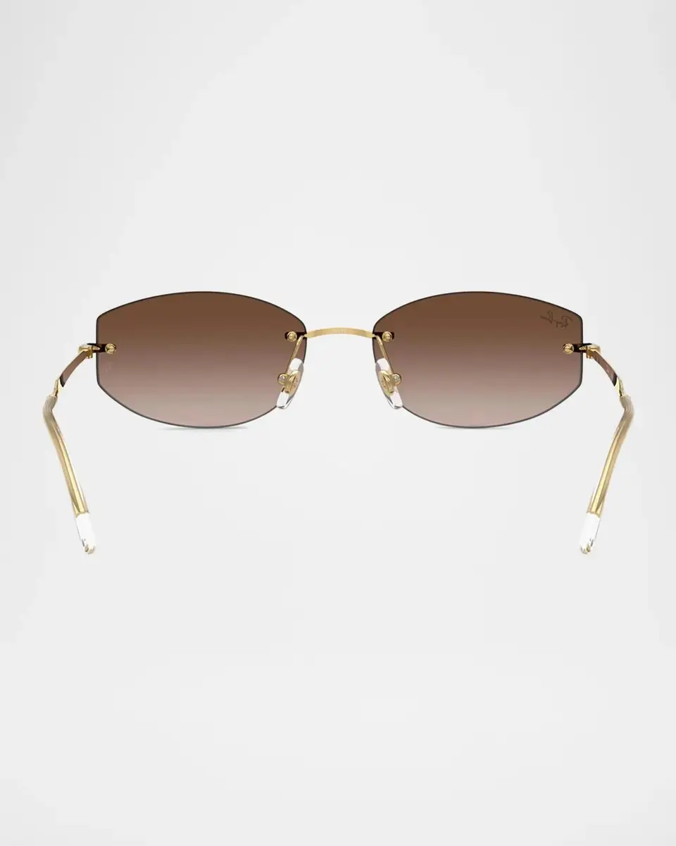 Ray-Ban RB3792 55MM Rimless Oval Sunglasses | Thumbnail 3 Ray-Ban RB3792 55MM Rimless Oval Sunglasses | Thumbnail 3