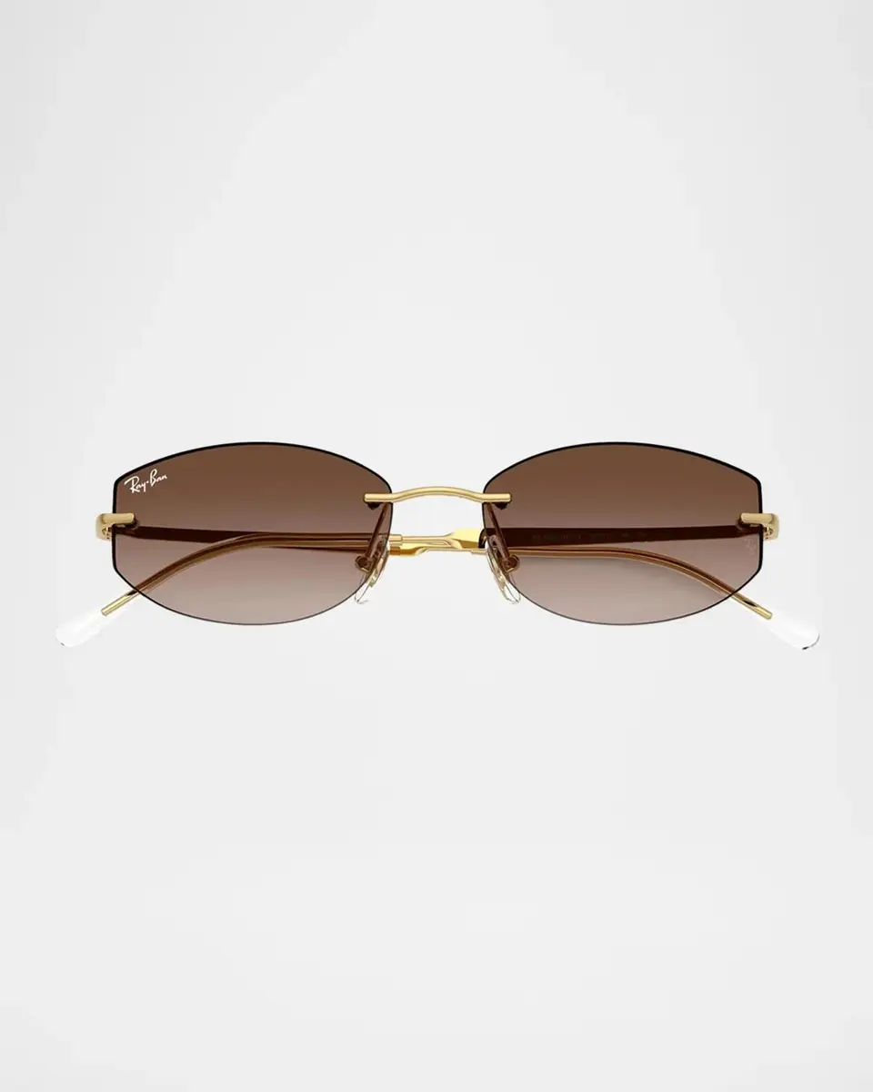 Ray-Ban RB3792 55MM Rimless Oval Sunglasses | Thumbnail 5 Ray-Ban RB3792 55MM Rimless Oval Sunglasses | Thumbnail 5