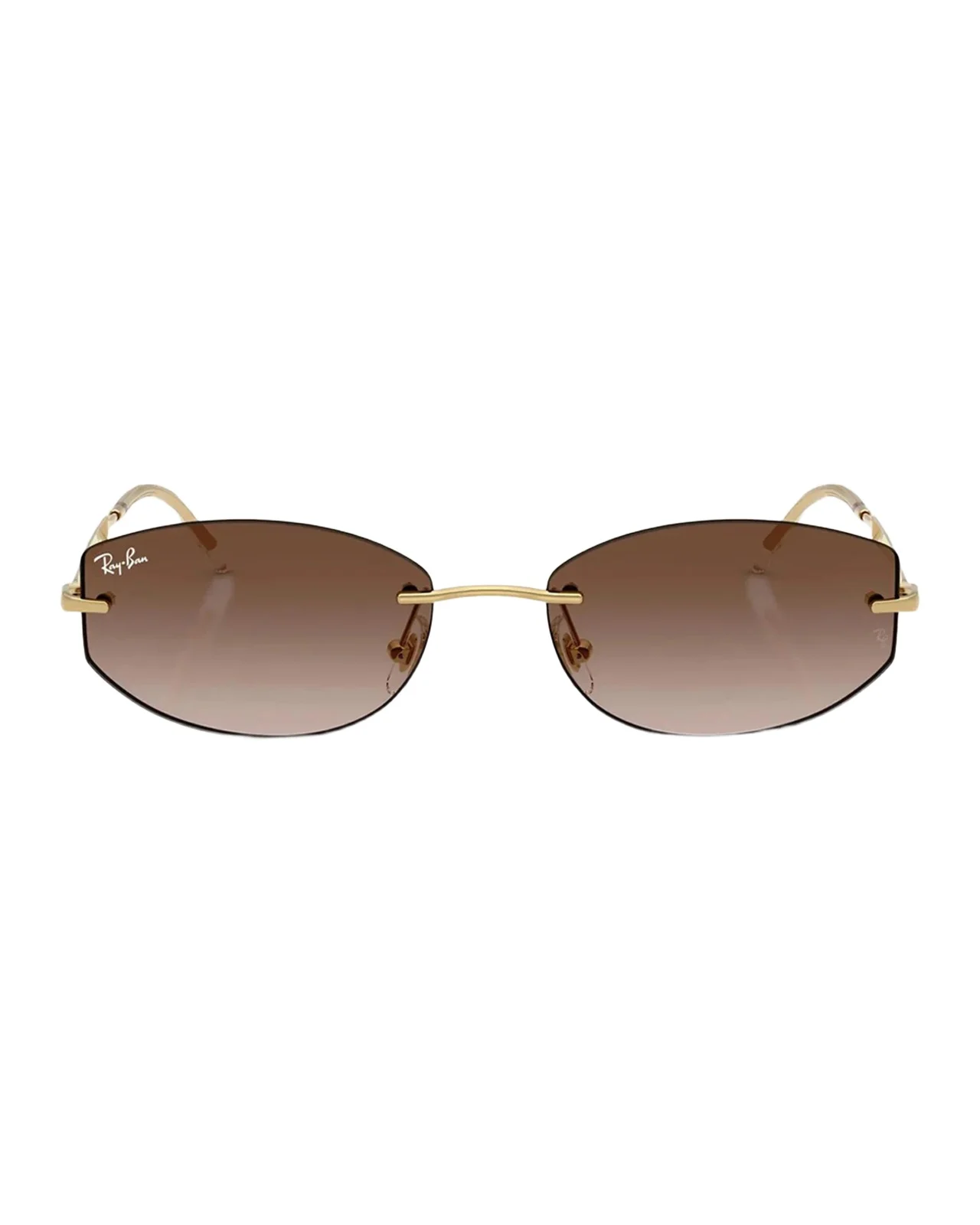 Ray-Ban RB3792 55MM Rimless Oval Sunglasses