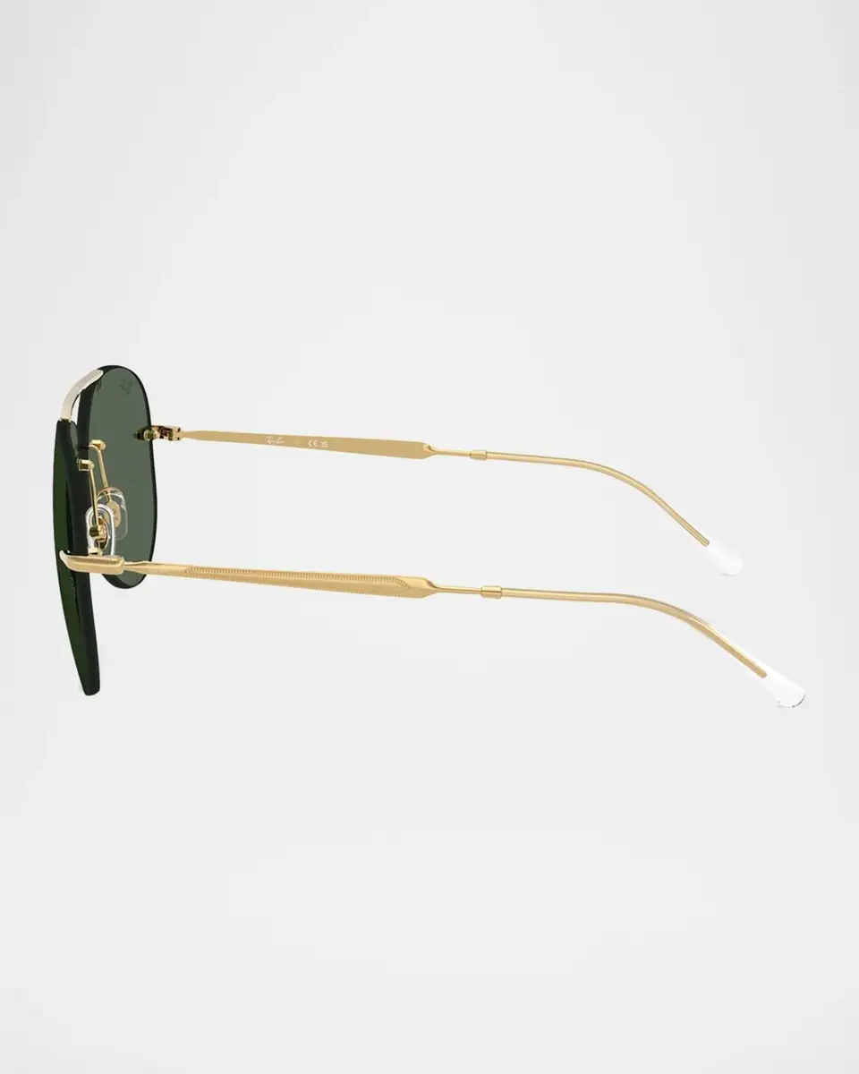 Ray-Ban RB3791 62MM Rimless Aviator Sunglasses | Thumbnail 4