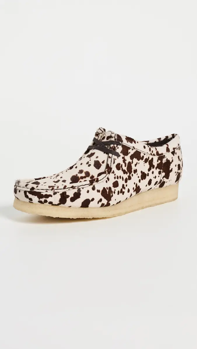 Clarks x Blanche Yu Cow Print Wallabee Shoes | Thumbnail 2 Clarks x Blanche Yu Cow Print Wallabee Shoes | Thumbnail 2
