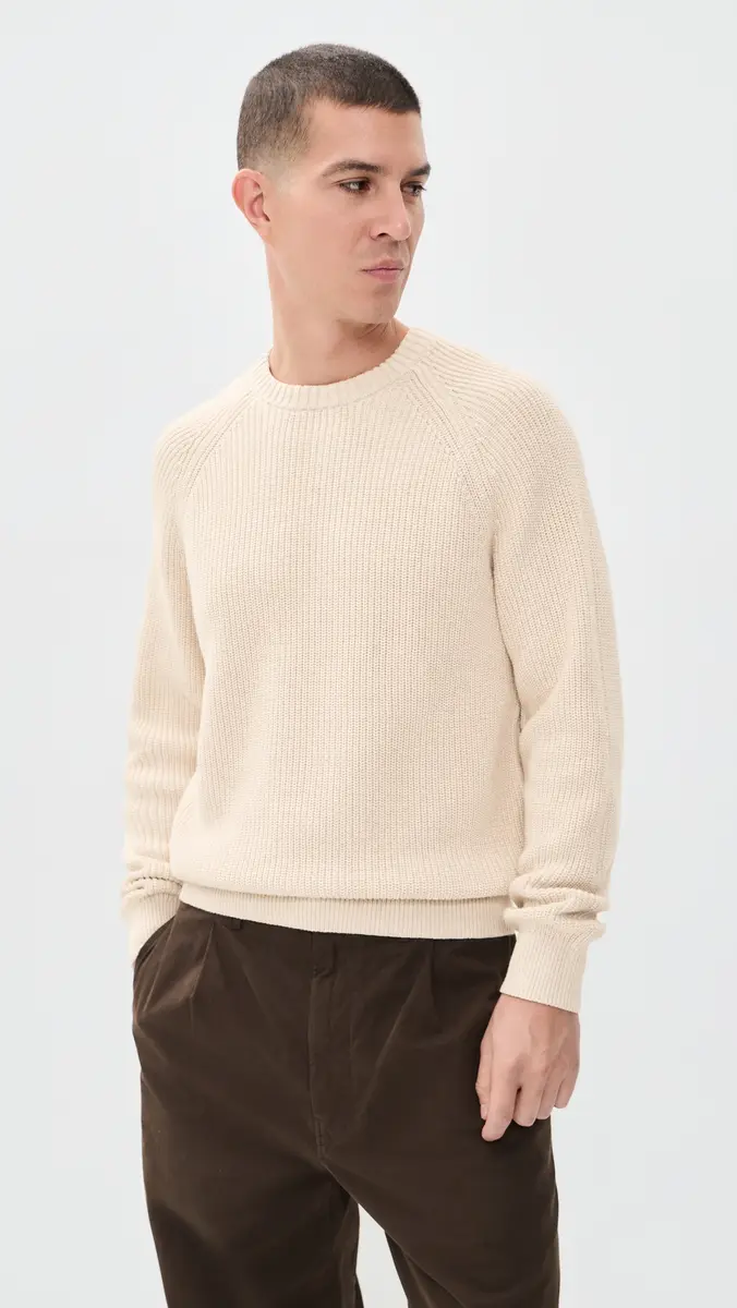 Madewell Fisherman Raglan Crew Neck Sweater | Thumbnail 2 Madewell Fisherman Raglan Crew Neck Sweater | Thumbnail 2
