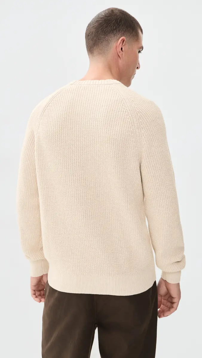 Madewell Fisherman Raglan Crew Neck Sweater | Thumbnail 3 Madewell Fisherman Raglan Crew Neck Sweater | Thumbnail 3