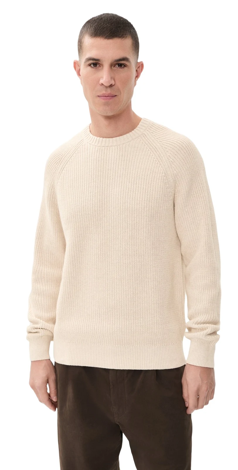 Fisherman Raglan Crew Neck Sweater Fisherman Raglan Crew Neck Sweater