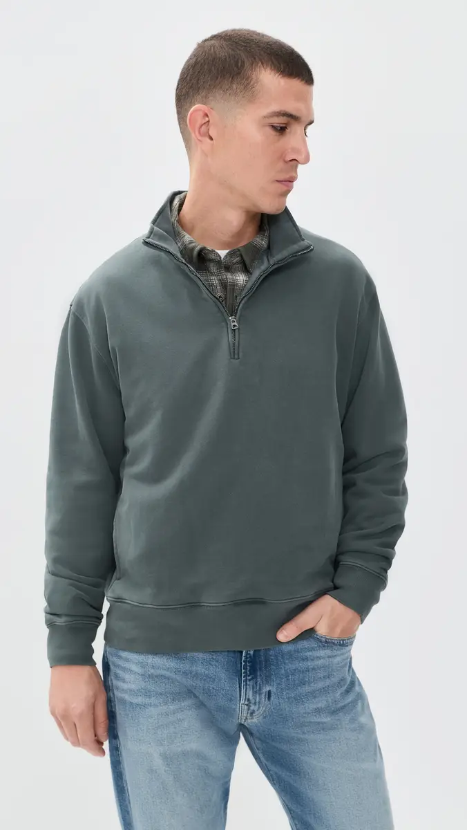 Madewell New Mccarren Quarter Zip Pullover | Thumbnail 2 Madewell New Mccarren Quarter Zip Pullover | Thumbnail 2