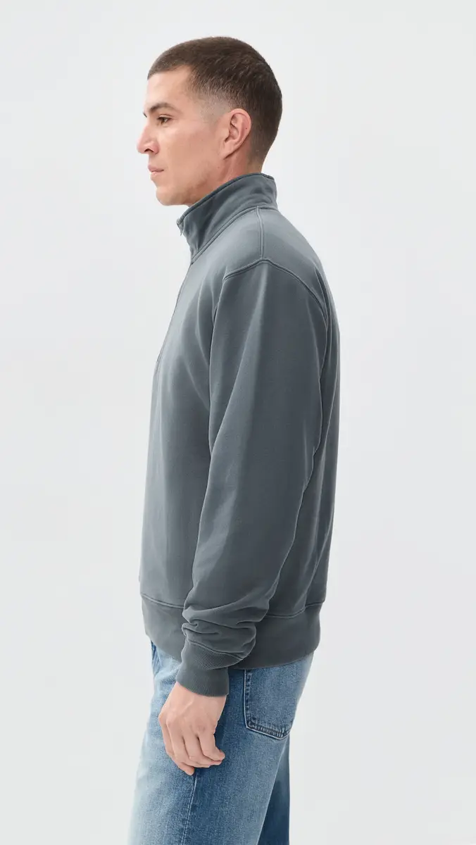 Madewell New Mccarren Quarter Zip Pullover | Thumbnail 4 Madewell New Mccarren Quarter Zip Pullover | Thumbnail 4