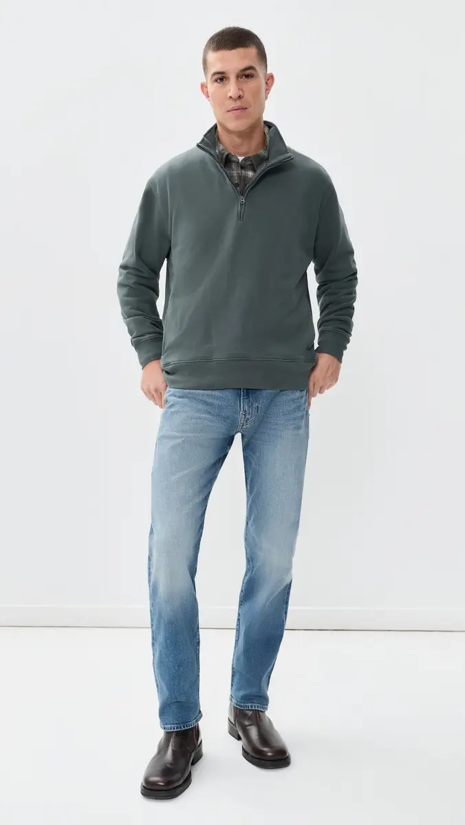 Madewell New Mccarren Quarter Zip Pullover | Thumbnail 5 Madewell New Mccarren Quarter Zip Pullover | Thumbnail 5