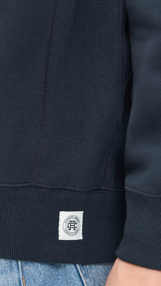 REIGNING CHAMP Brushed Fleece Standard Quarter Zip | Thumbnail 6 REIGNING CHAMP Brushed Fleece Standard Quarter Zip | Thumbnail 6