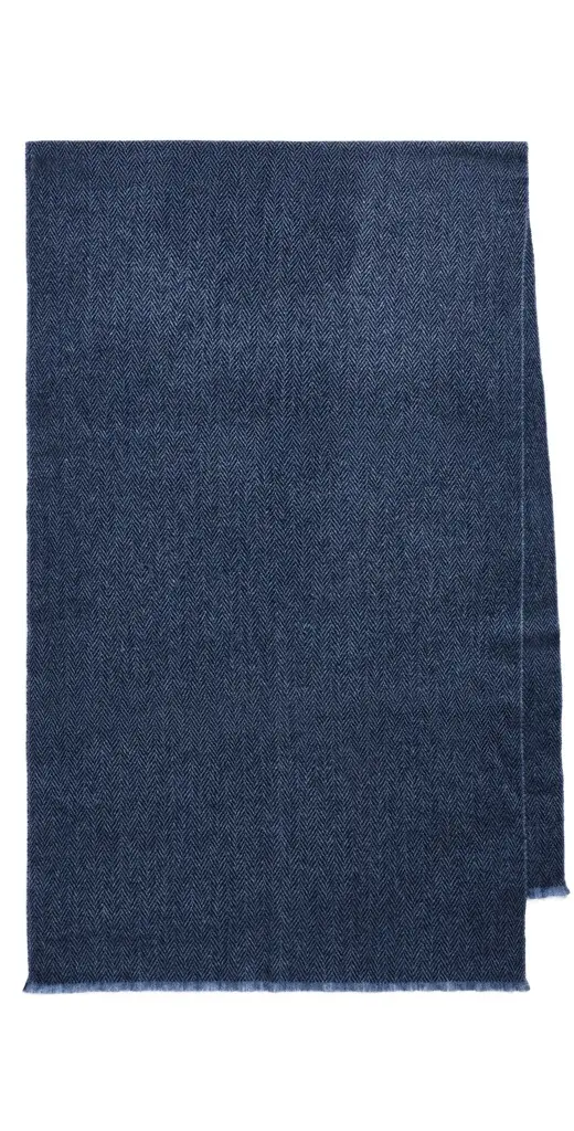 Vince Cashmere Herringbone Scarf