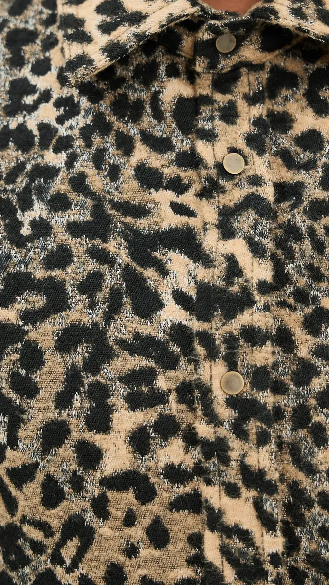 DARKPARK Vale Leopard Denim Short Sleeved Shirt | Thumbnail 6 DARKPARK Vale Leopard Denim Short Sleeved Shirt | Thumbnail 6