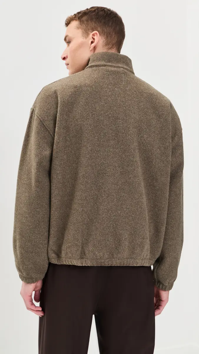 REIGNING CHAMP Wool Fleece Ridge Half Zip Pullover | Thumbnail 4 REIGNING CHAMP Wool Fleece Ridge Half Zip Pullover | Thumbnail 4