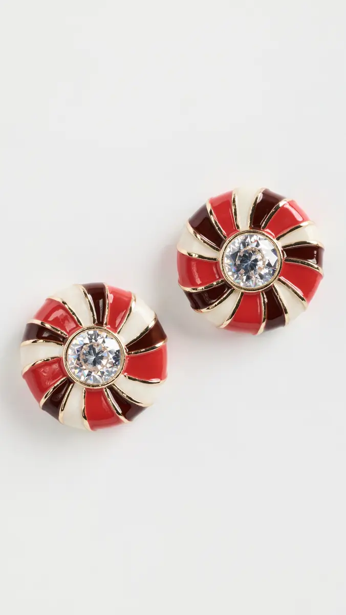 BaubleBar Mint To Be Merry Peppermint Earrings | Thumbnail 2 BaubleBar Mint To Be Merry Peppermint Earrings | Thumbnail 2