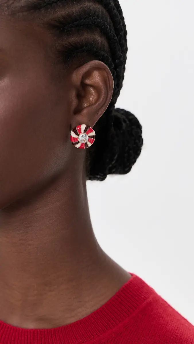 BaubleBar Mint To Be Merry Peppermint Earrings | Thumbnail 3 BaubleBar Mint To Be Merry Peppermint Earrings | Thumbnail 3