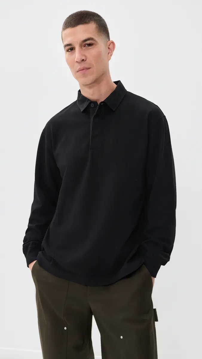 REIGNING CHAMP Jersey Standard Rugby Shirt | Thumbnail 2 REIGNING CHAMP Jersey Standard Rugby Shirt | Thumbnail 2