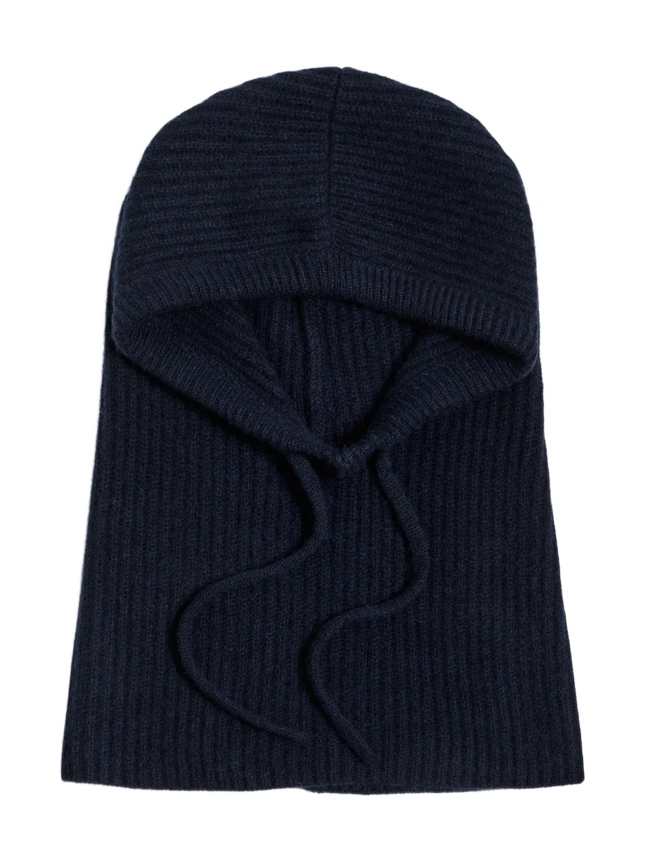 White + Warren Cashmere Ribbed Balaclava