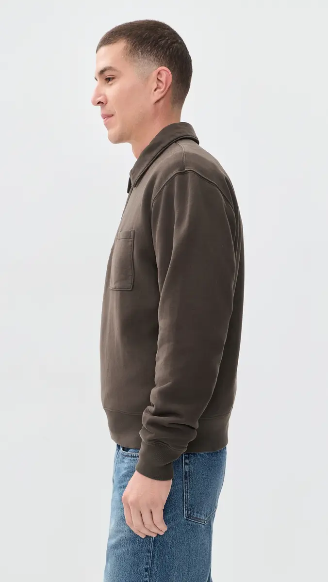 Madewell New Mccarren Quarter Zip Sweatshirt | Thumbnail 4 Madewell New Mccarren Quarter Zip Sweatshirt | Thumbnail 4