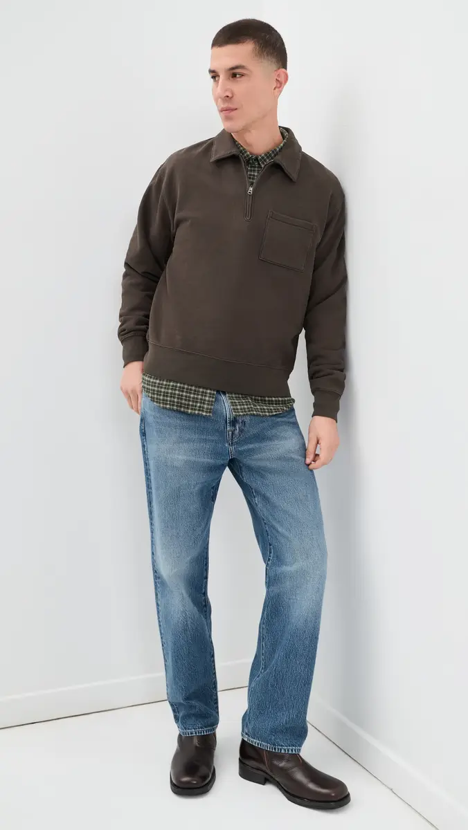 Madewell New Mccarren Quarter Zip Sweatshirt | Thumbnail 5 Madewell New Mccarren Quarter Zip Sweatshirt | Thumbnail 5
