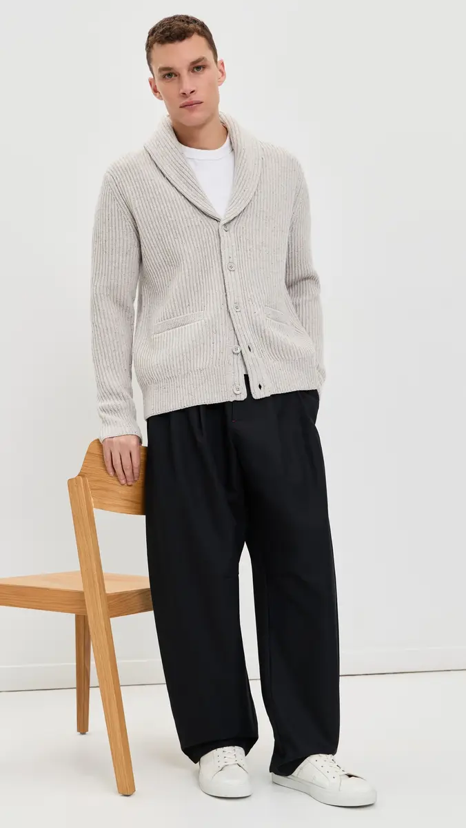 REIGNING CHAMP Merino Kenny Shawl Cardigan | Thumbnail 5