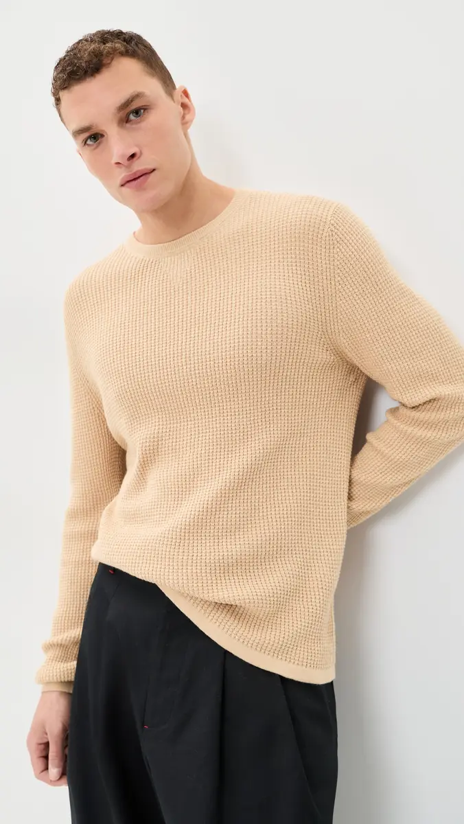 Redvanly Posner Cotton Cashmere Thermal Sweater | Thumbnail 2