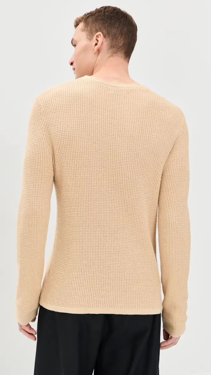 Redvanly Posner Cotton Cashmere Thermal Sweater | Thumbnail 3