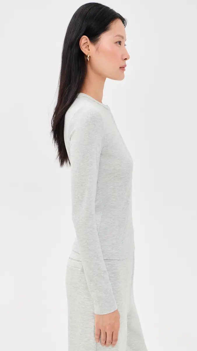 Varley Kesia Long Sleeve Henley Top | Thumbnail 4 Varley Kesia Long Sleeve Henley Top | Thumbnail 4