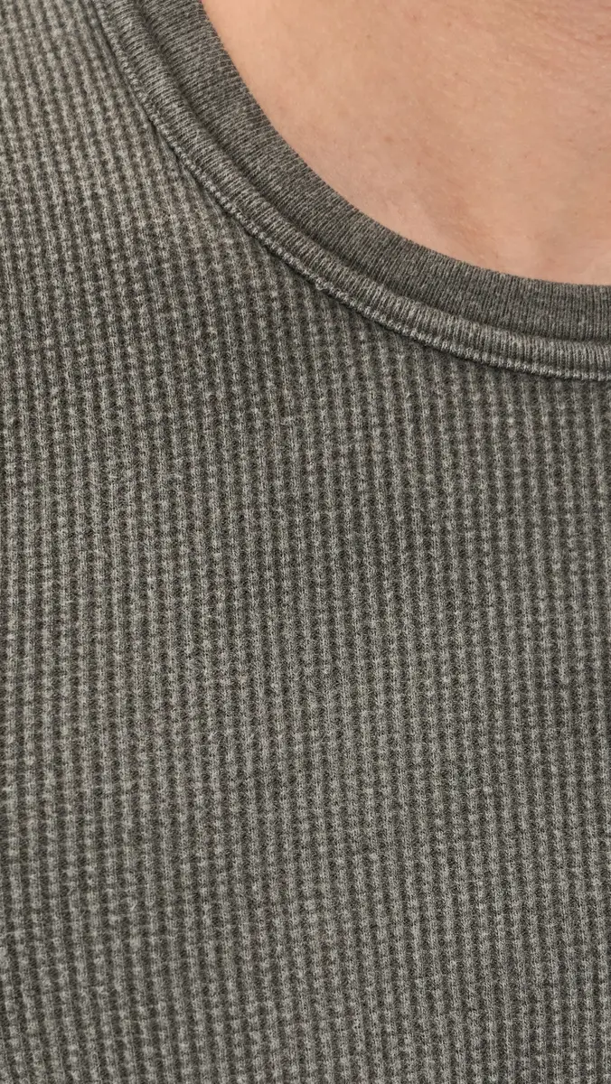 Aaron Levine Thermal Long Sleeve Waffle Tee | Thumbnail 6 Aaron Levine Thermal Long Sleeve Waffle Tee | Thumbnail 6