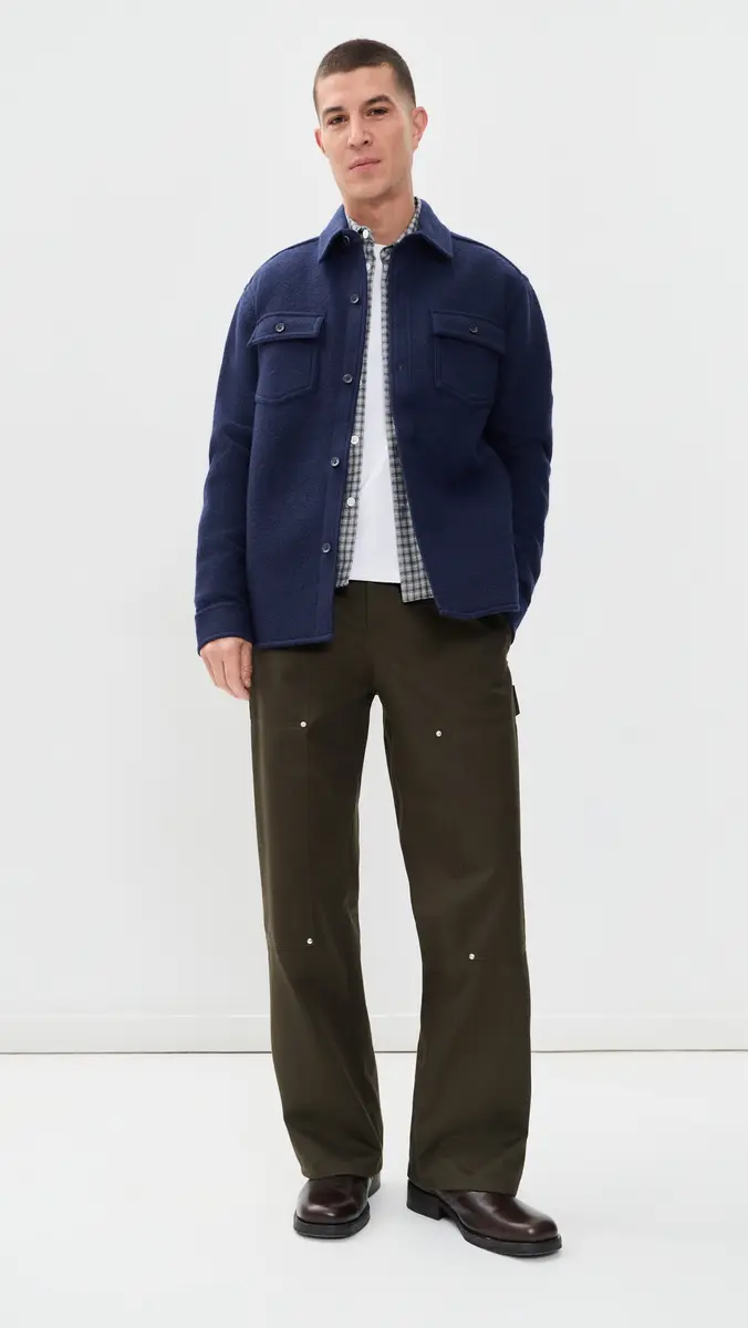 REIGNING CHAMP Boiled Wool Warden Standard Overshirt | Thumbnail 6 REIGNING CHAMP Boiled Wool Warden Standard Overshirt | Thumbnail 6