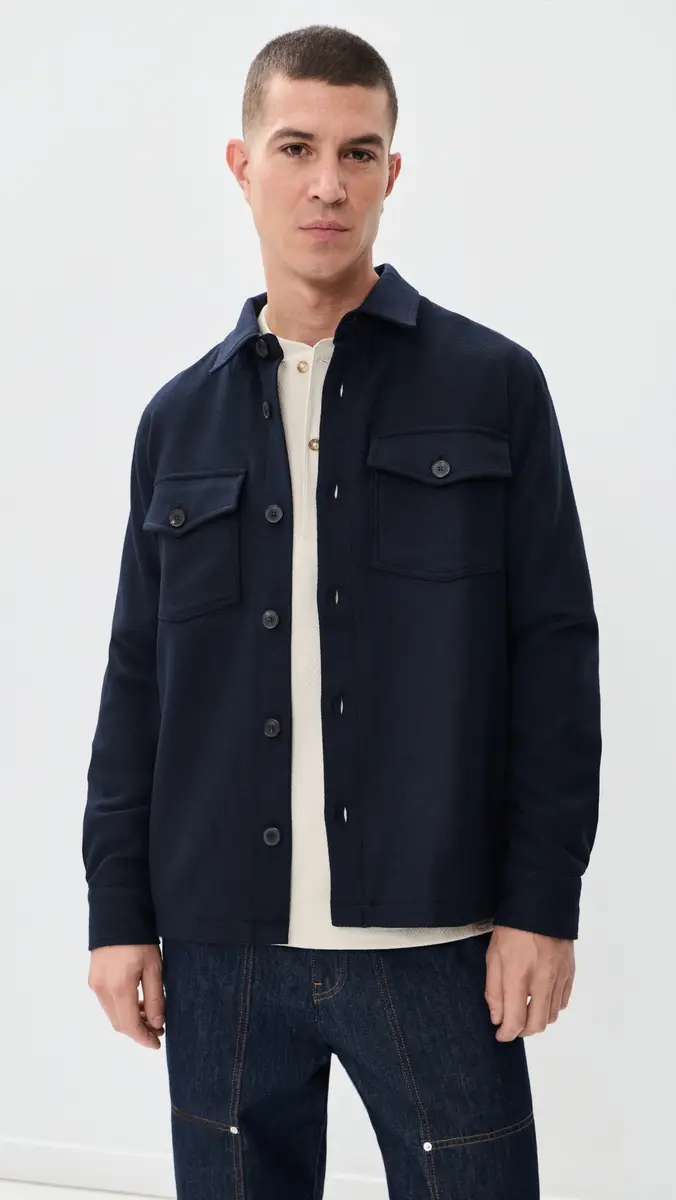 Portuguese Flannel Wool Field Shacket | Thumbnail 2
